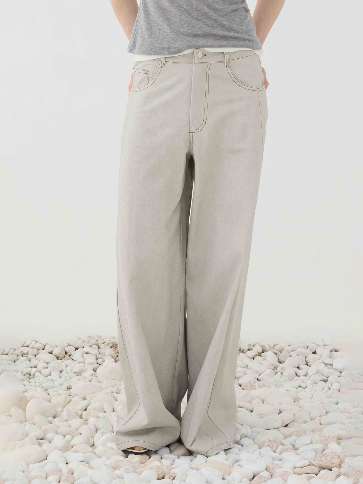 Grigio Palazzo-Pants - Tempel Hamburg