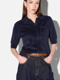 Pullover mit Polo-Kragen