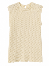 Stricktop mit 3D-Zickzackmuster - Tempel Hamburg