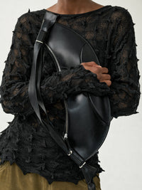 Entspanntes Strickoberteil mit stacheliger Textur - Tempel Hamburg