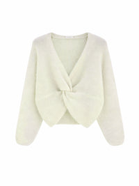 Pullover mit Knotendetail in vielen Farben - Tempel Hamburg