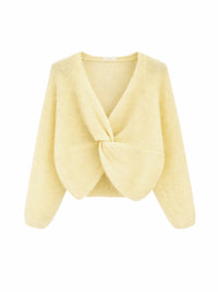 Pullover mit Knotendetail in vielen Farben - Tempel Hamburg