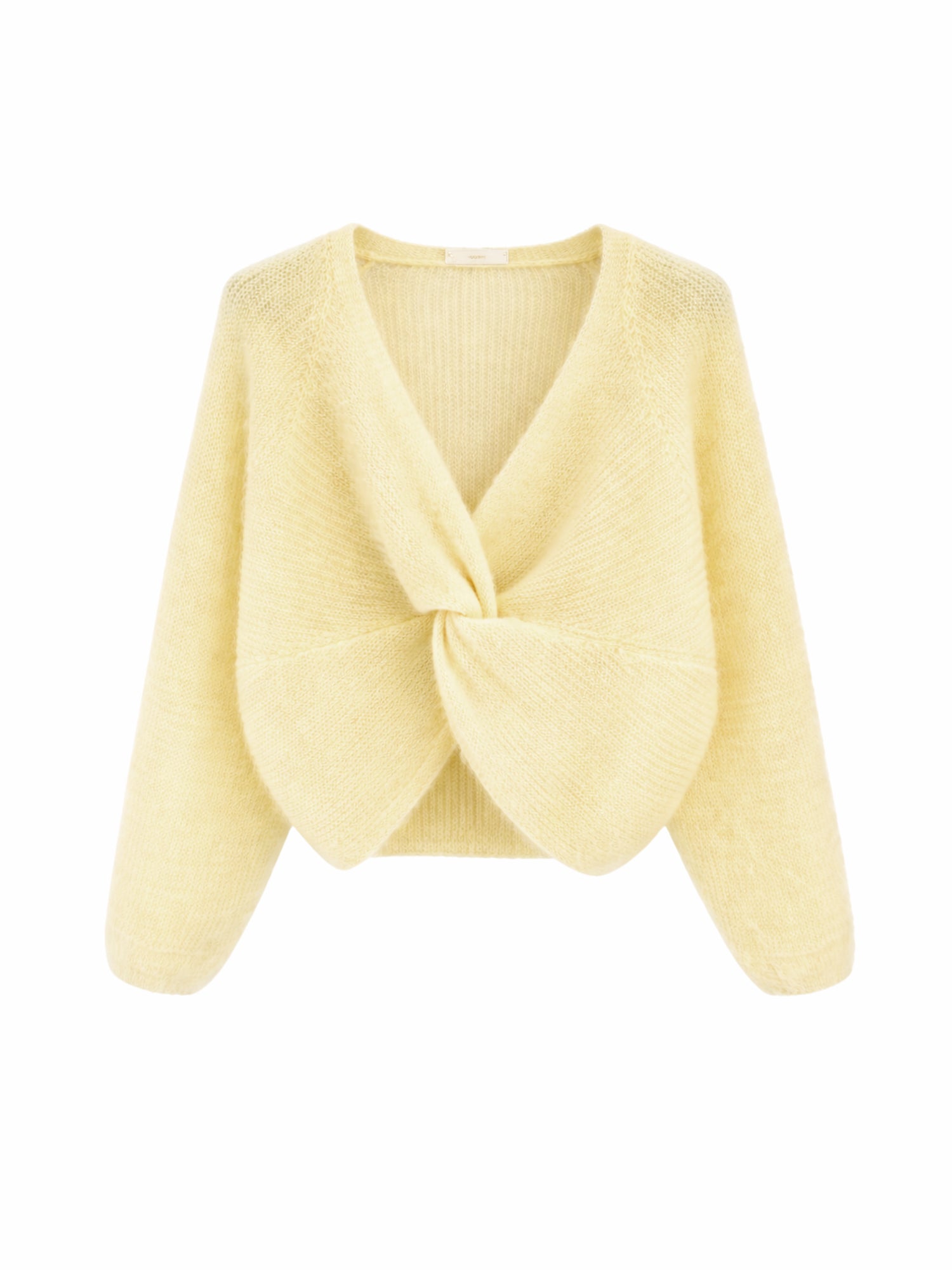 Pullover mit Knotendetail in vielen Farben - Tempel Hamburg