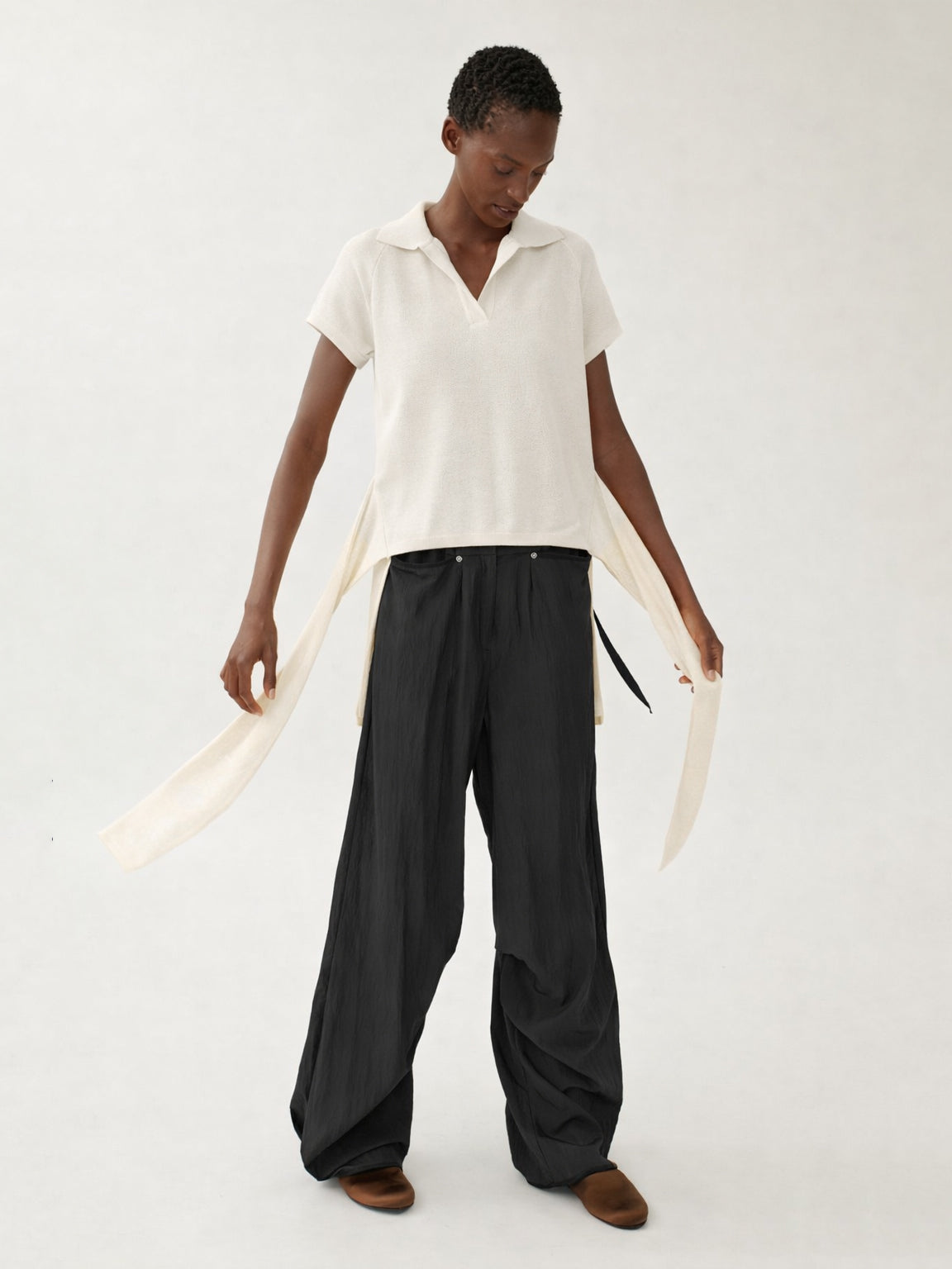 Sportliches gestricktes Polo-Shirt - Tempel Hamburg