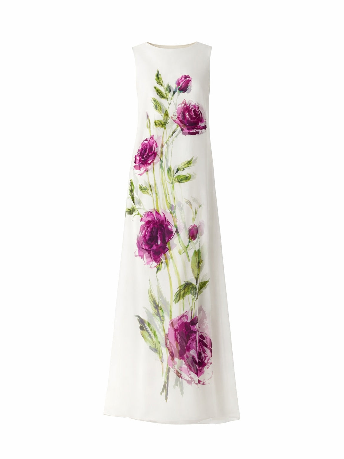 Abendkleid mit digitalem Blumendruck - Tempel Hamburg