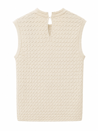 Stricktop mit 3D-Zickzackmuster - Tempel Hamburg