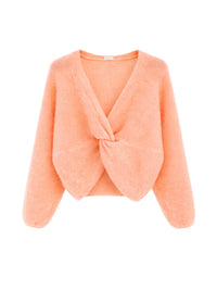 Pullover mit Knotendetail in vielen Farben - Tempel Hamburg