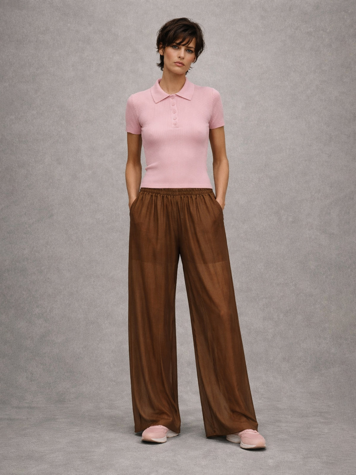 Wide-Leg-Hose aus Lyocell - Tempel Hamburg