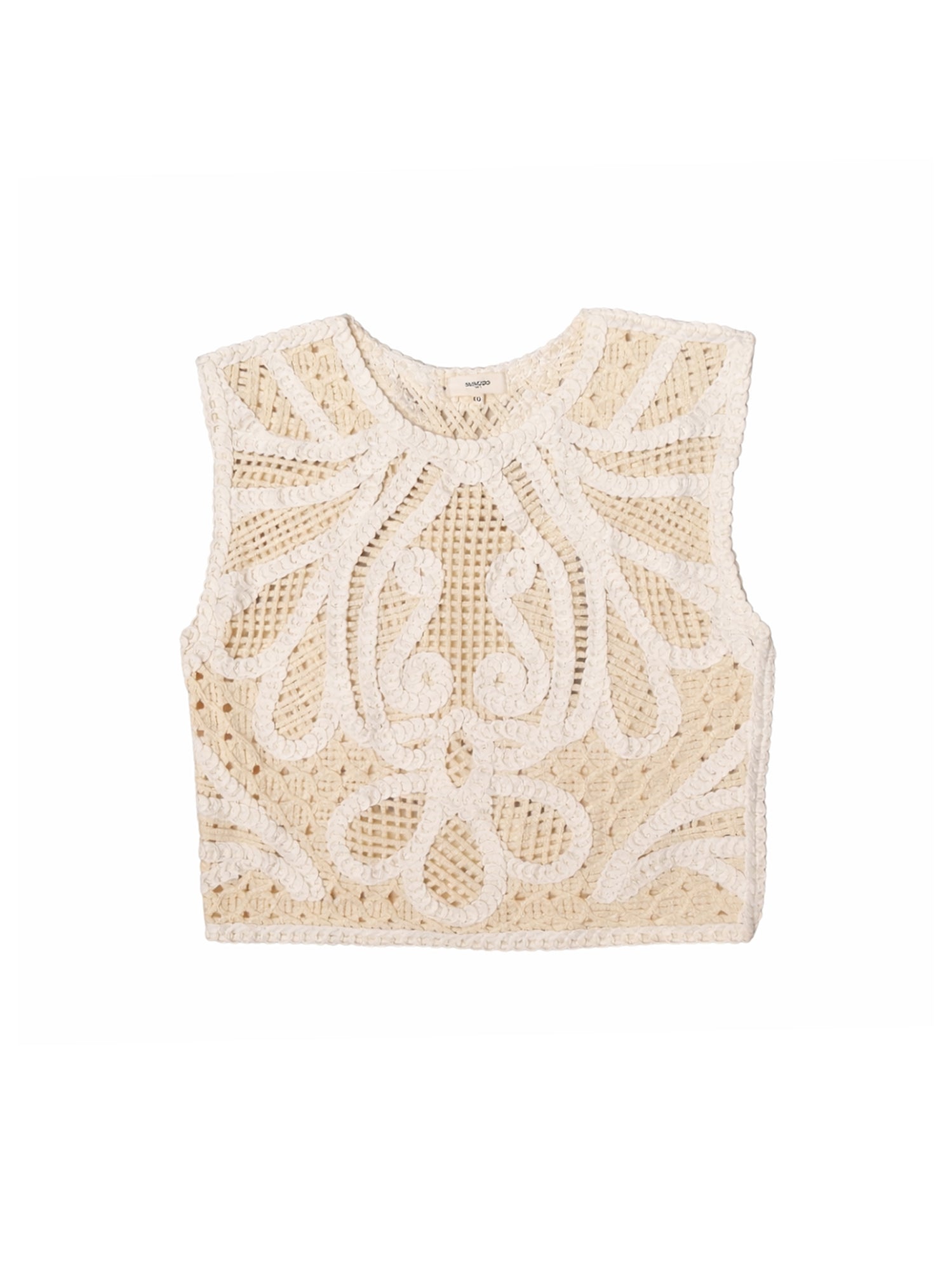 Boho-Top in creme - Tempel Hamburg