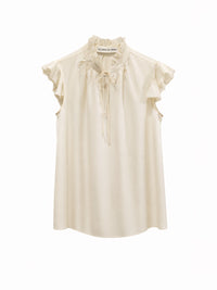 Seidenbluse mit Rüschen - Tempel Hamburg