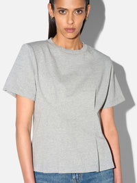 T-Shirt mit Taillierungsnähten