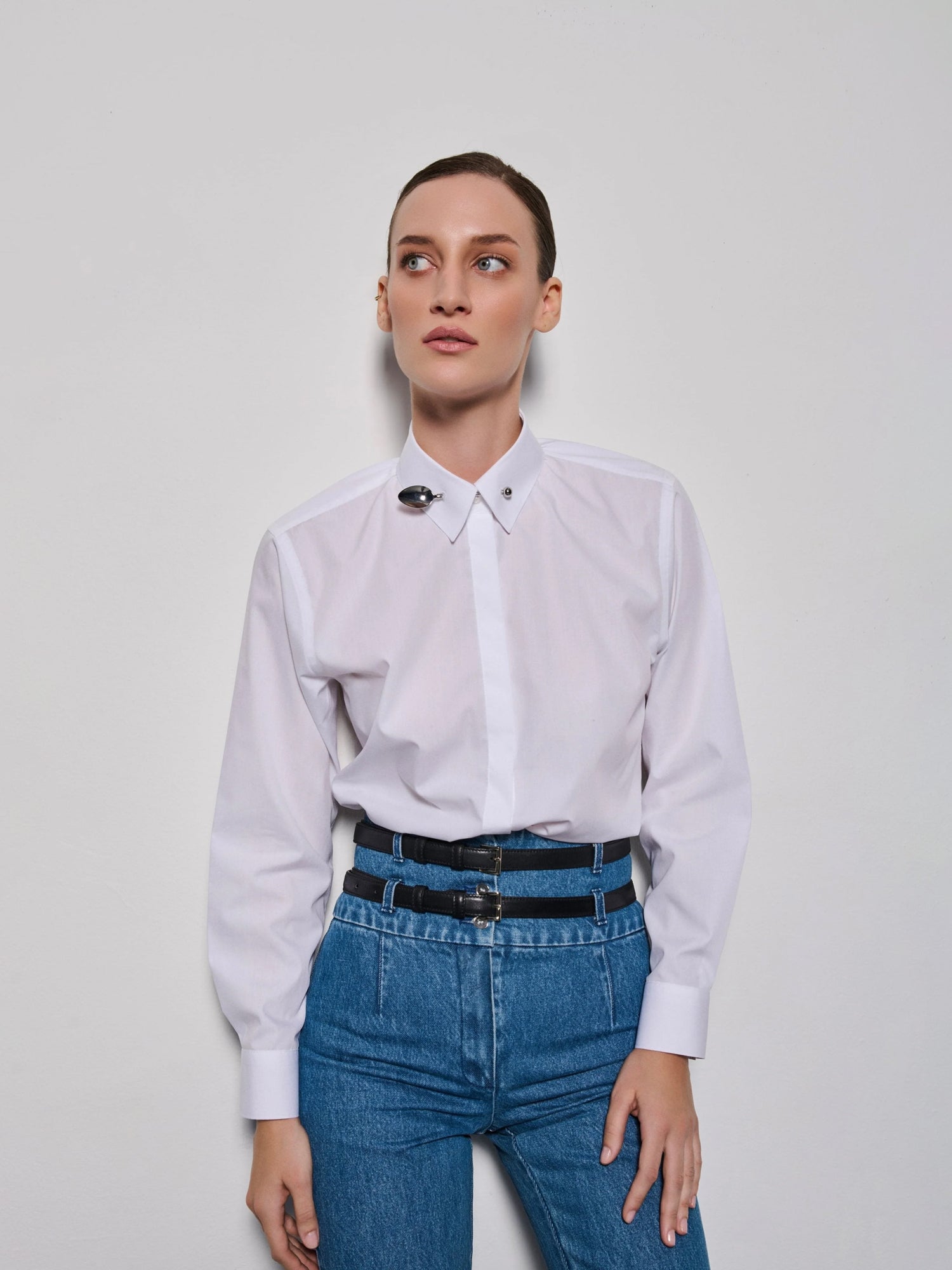 Bluse mit Löffeldetail - Tempel Hamburg