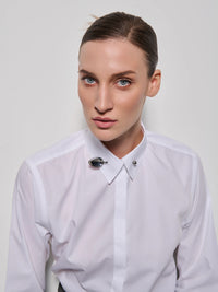 Bluse mit Löffeldetail - Tempel Hamburg