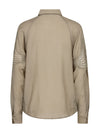 Bluse mit Wellenstickerei in Winter-Twig - Tempel Hamburg