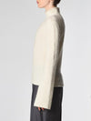 Schaler Turtele-Neck Pullover in Ecru oder Aubergine - Tempel Hamburg