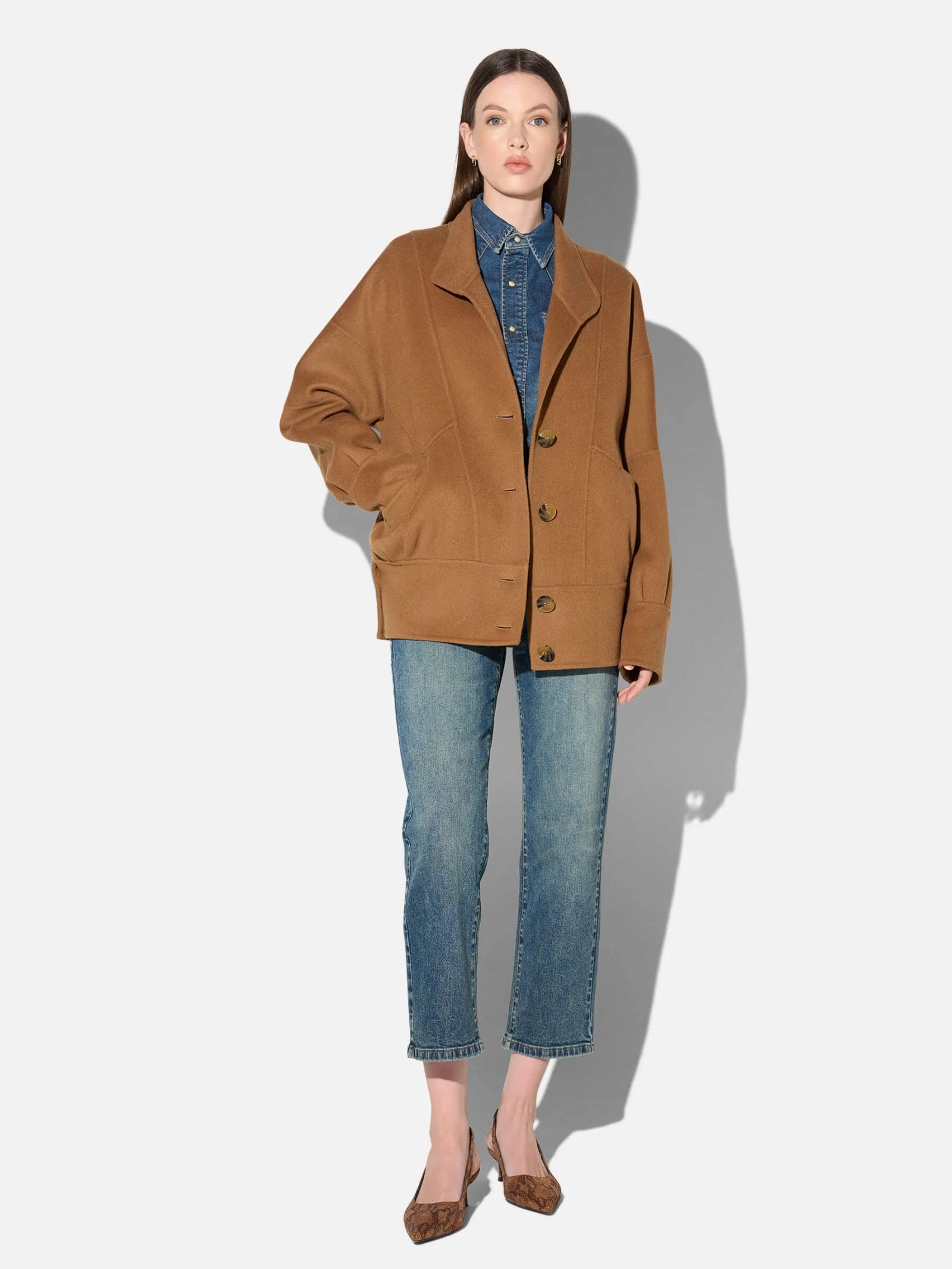 TLSeth Jacke in Cognac