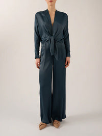 Bluse mit Knoten-Detail - Tempel Hamburg